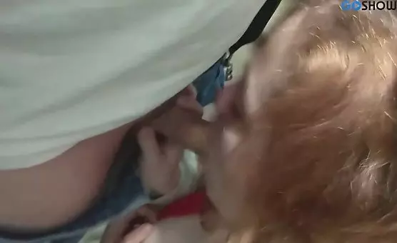 Unexpected Encounter with the Horny Neighbor for Fucks and Blowjobs